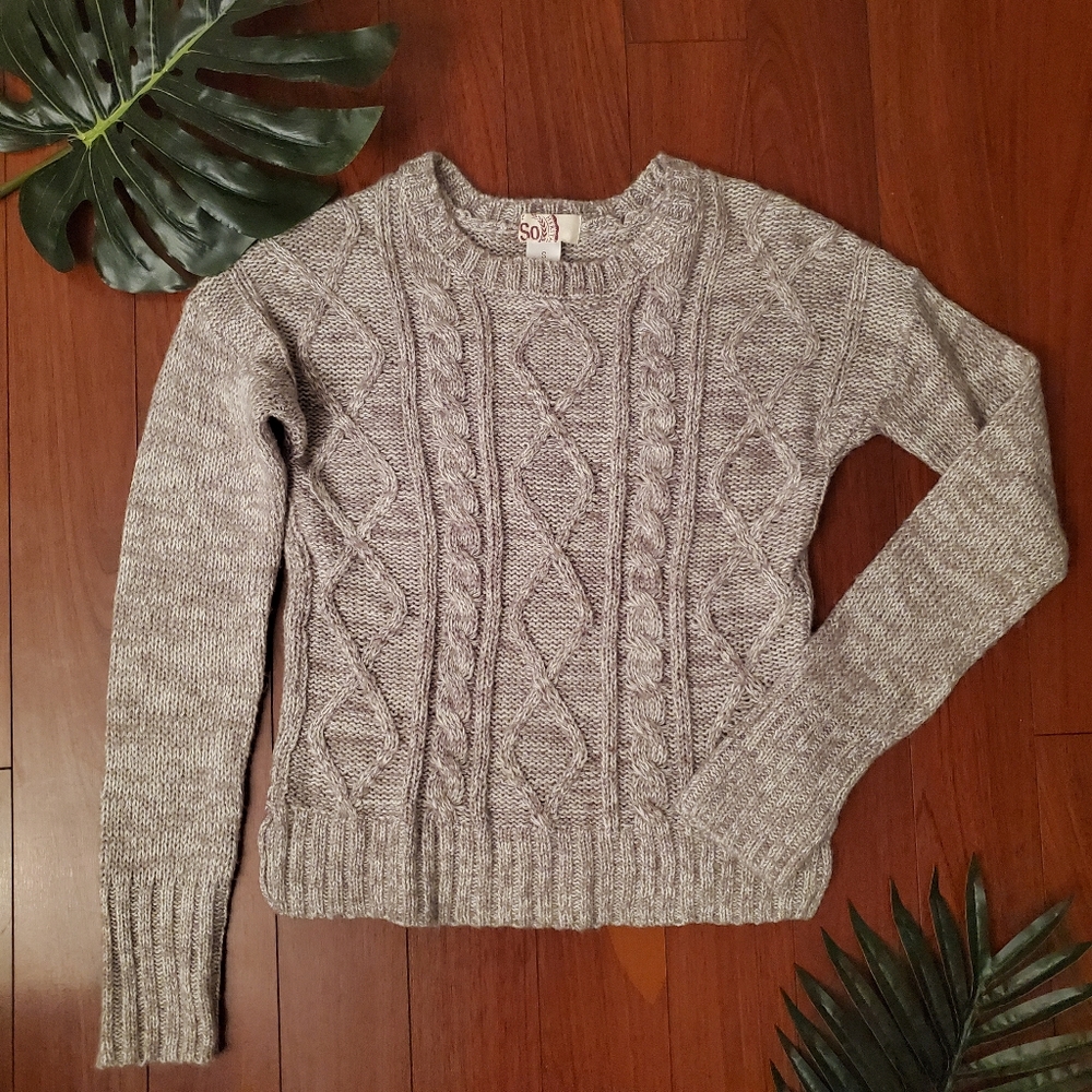 SO Heather Gray Sweater